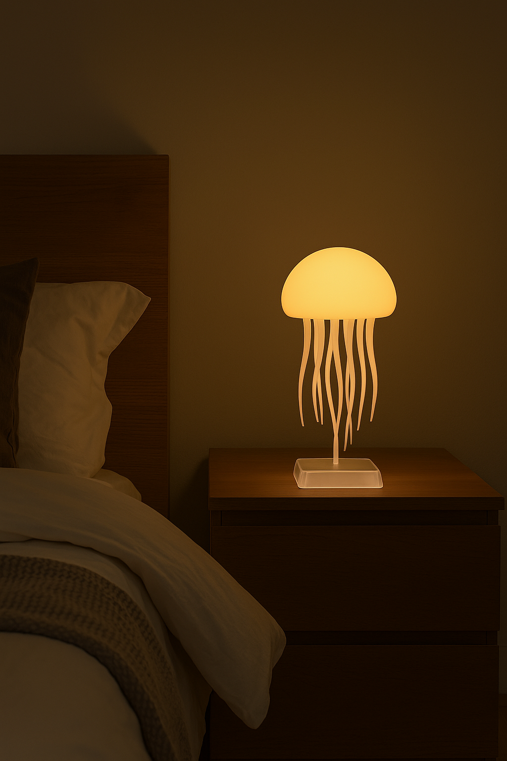 MistGlow Haven | JellyGlow Lamp | Colorful Gradient Jellyfish-Inspired LED Light